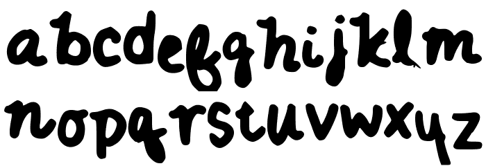 AnniesHandwriting Font LOWERCASE