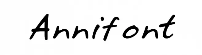 Annifont  baixar fontes gratis