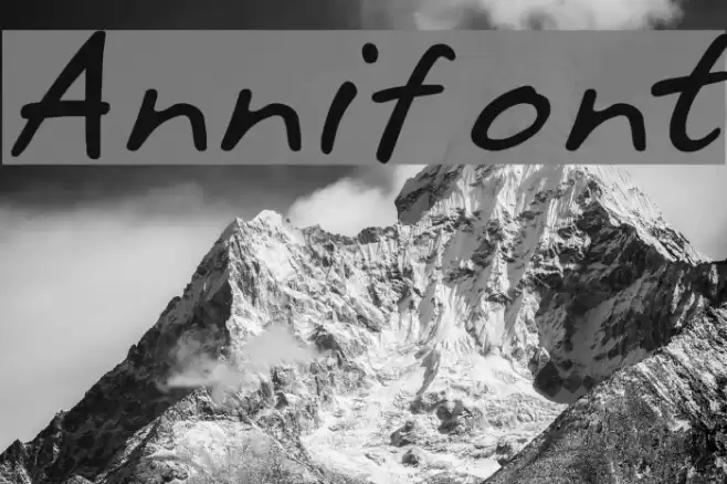 Annifont 字体 examples