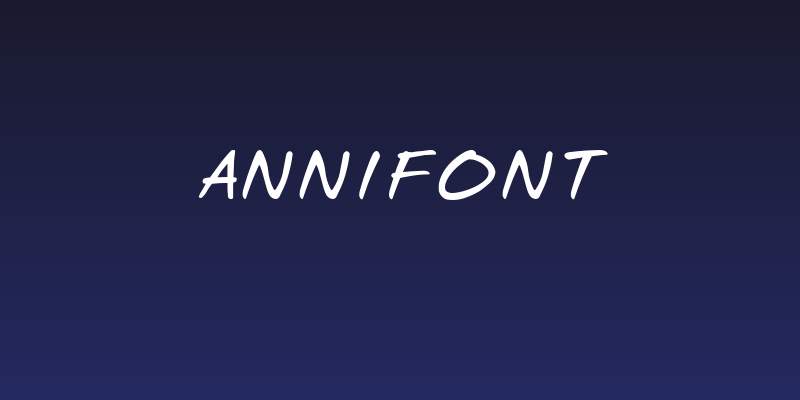 Annifont Social Header