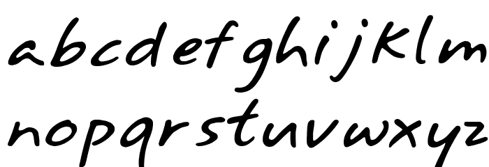 Annifont Font LOWERCASE