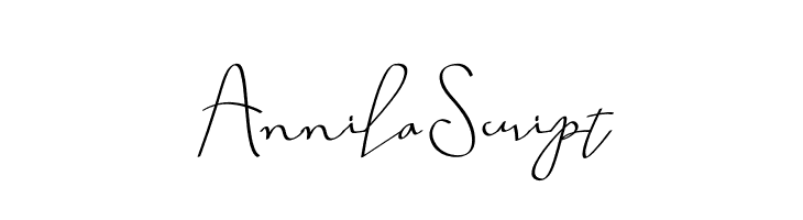 Annila Script  Descarca Fonturi Gratis