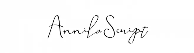 Annila Script  baixar fontes gratis
