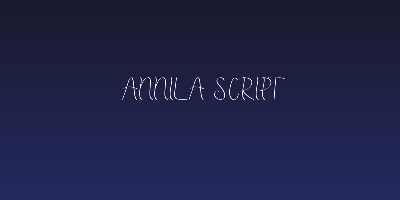 Annila Script Social Header