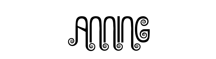 Anning  免费字体下载