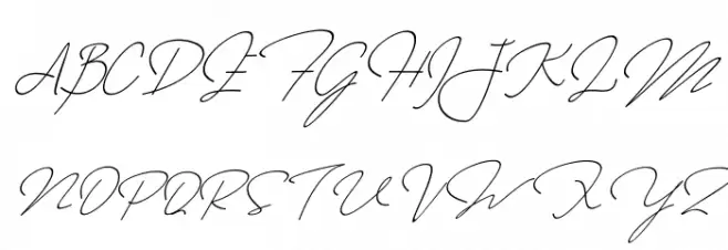 Annisa Slant Schriftart Groß