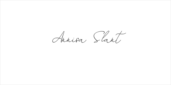 Annisa Slant Logo
