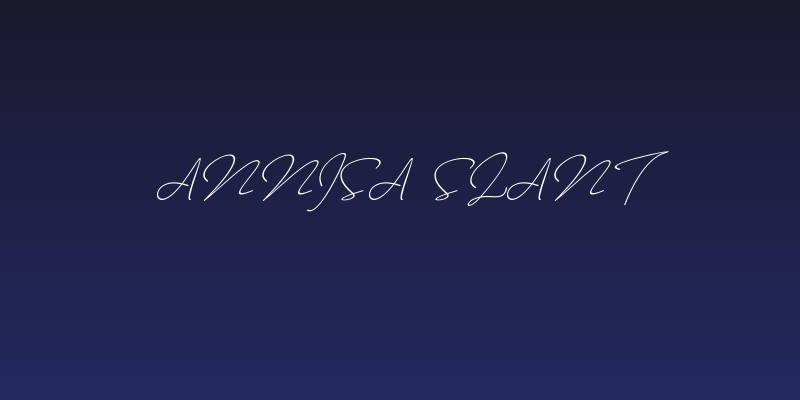 Annisa Slant Social Header