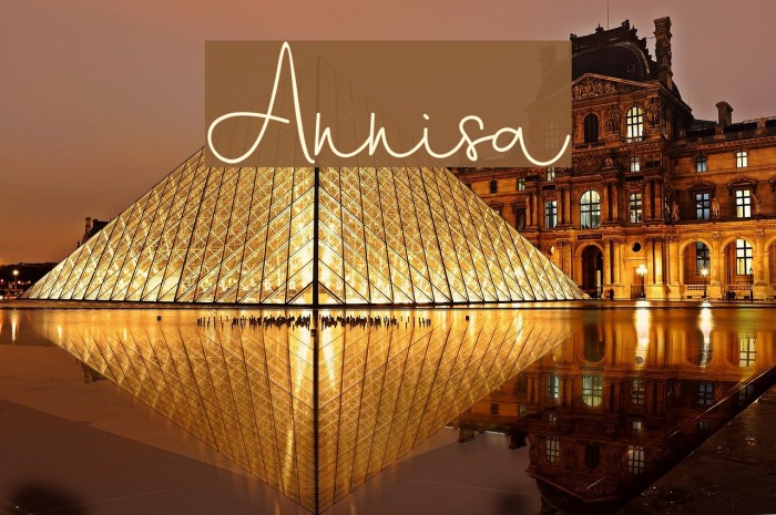 Annisa Font examples