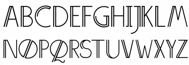 Annivers-Demo Schriftart Groß