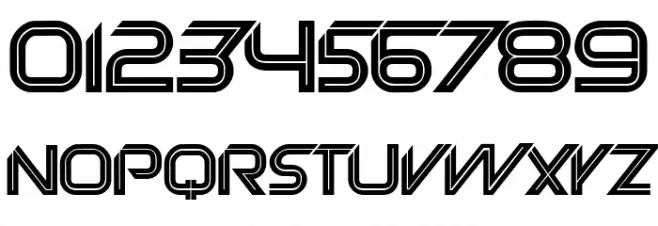 Anniversary Neon Font OTHER CHARS