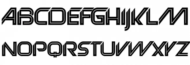 Anniversary Neon Font Litere mari