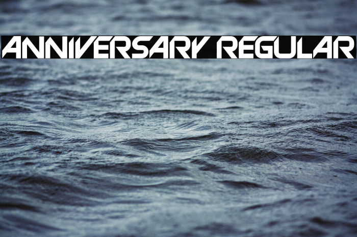 Anniversary Regular Example 2