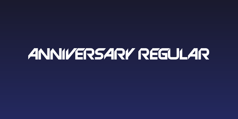 Anniversary Regular Social Header