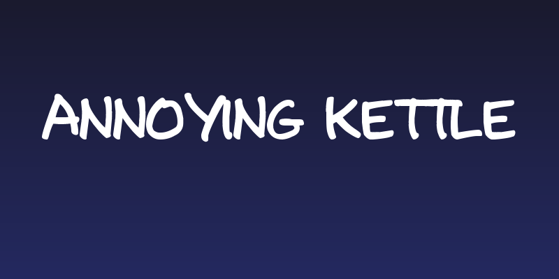 Annoying Kettle Social Header