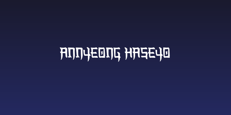 Annyeong Haseyo Social Header