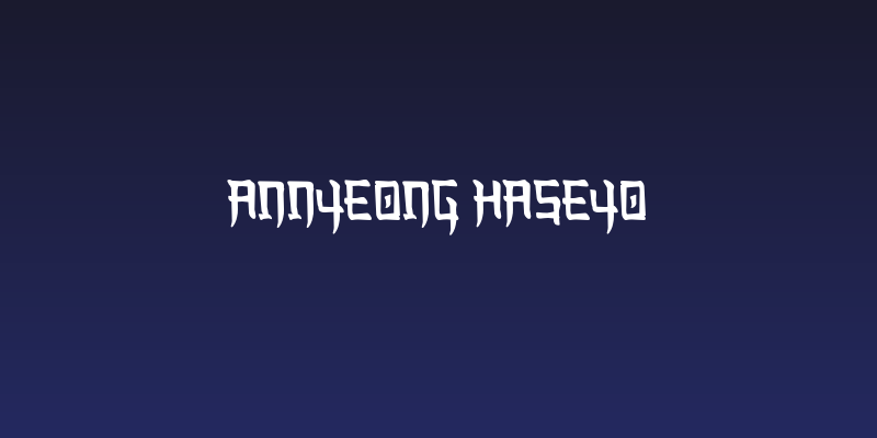 Annyeong Haseyo Social Header