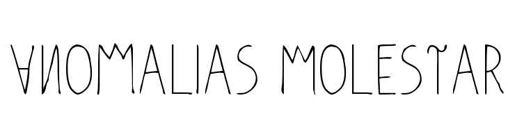 Anomalias Molestar  Frei Schriftart Herunterladen