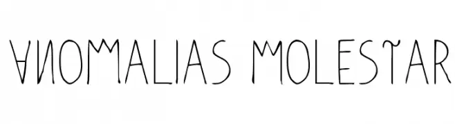 Anomalias Molestar  Fuentes Gratis Descargar