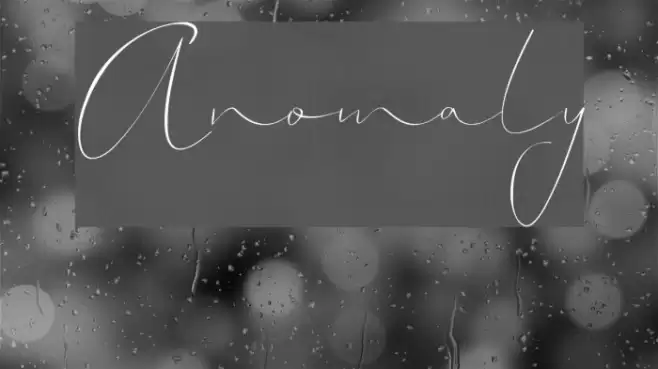 Anomaly Font examples