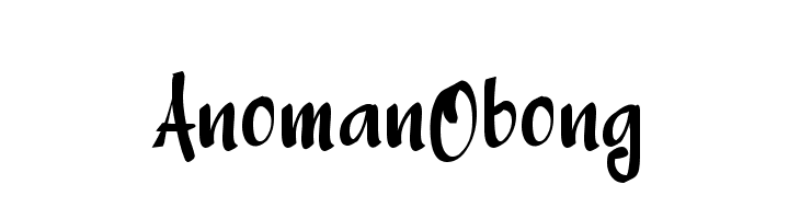 Anoman Obong  Frei Schriftart Herunterladen