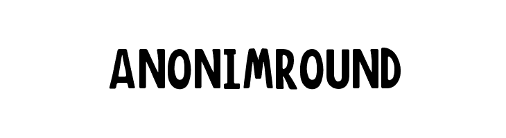AnonimRound Font