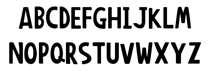 AnonimRound Font Litere mici