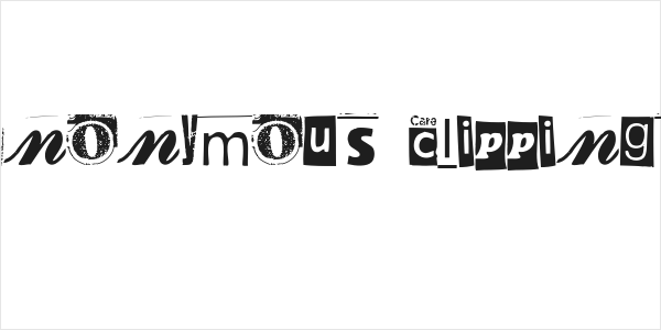 Anonymous Clippings Logo