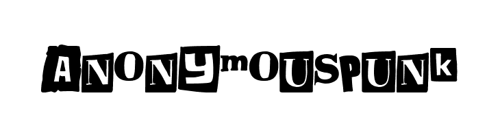 Anonymous Punk  font caratteri gratis