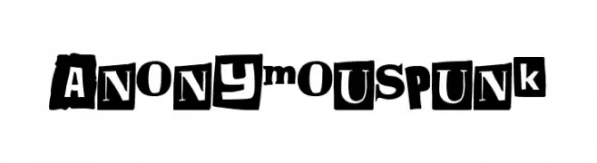 Anonymous Punk  नि: शुल्क फ़ॉन्ट्स डाउनलोड