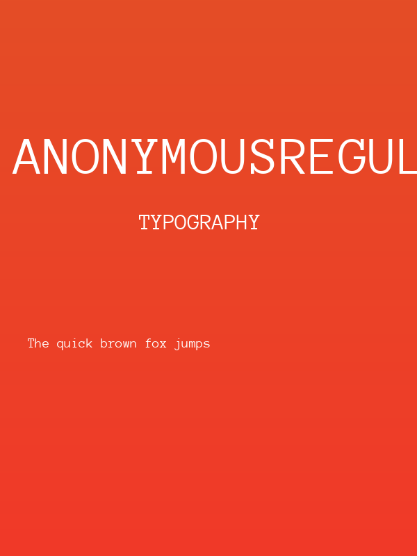 AnonymousRegular Poster