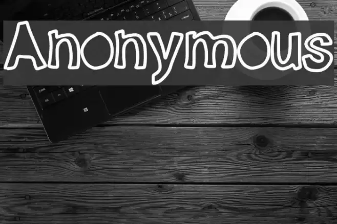 Anonymous Font examples