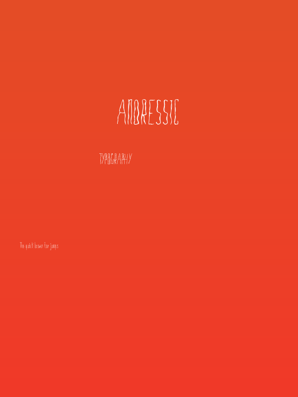 Anoressic Poster