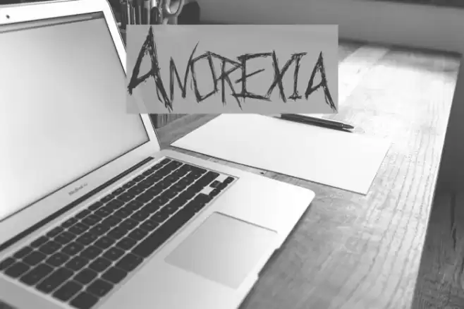 Anorexia Font examples