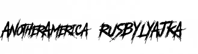 Another America(RUS BY LYAJKA)  تنزيل الخطوط