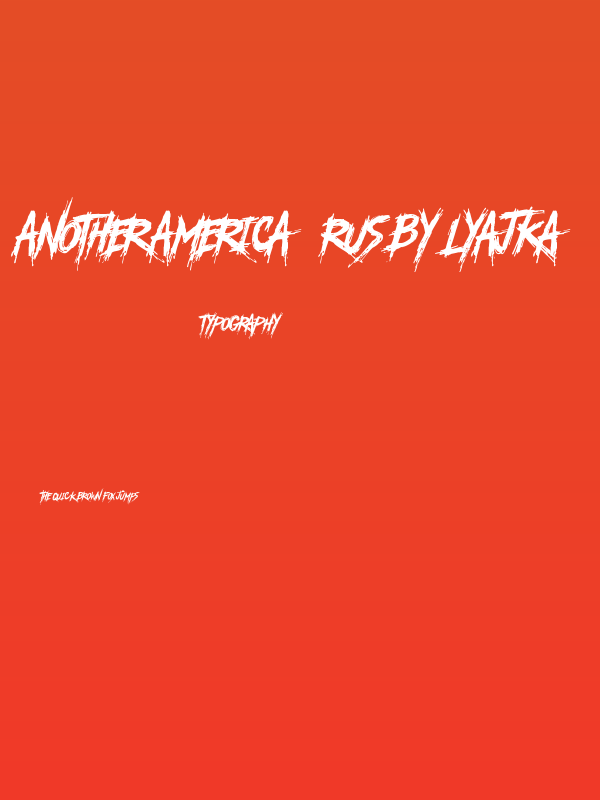 Another America(RUS BY LYAJKA) Poster