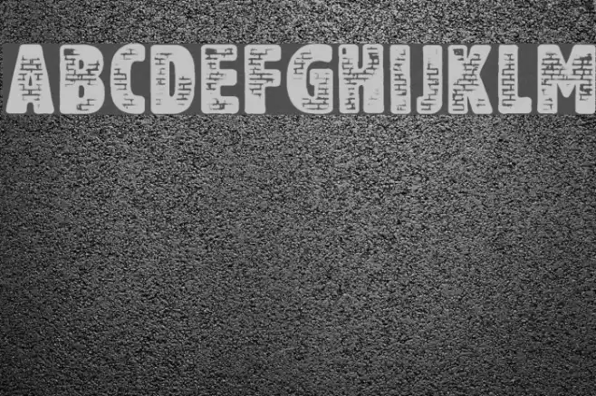 Another Brick Font examples