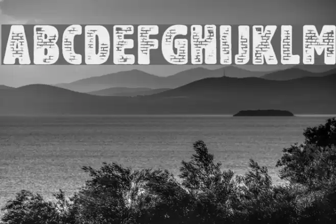 Another Brick Font examples