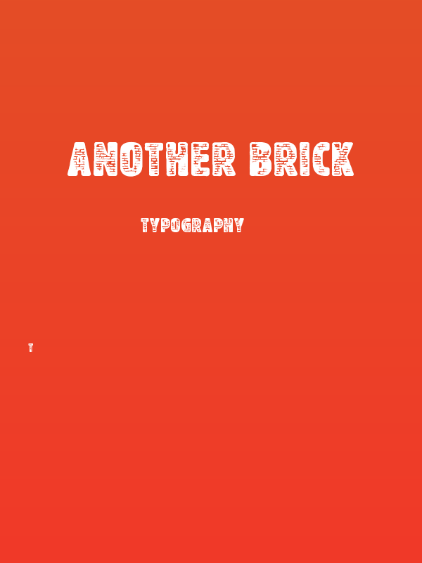 Another Brick Poster