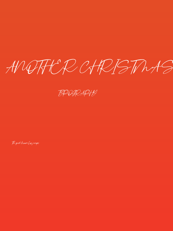 Another Christmas Free Regular Poster