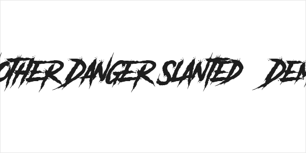 Another Danger Slanted - Demo Logo