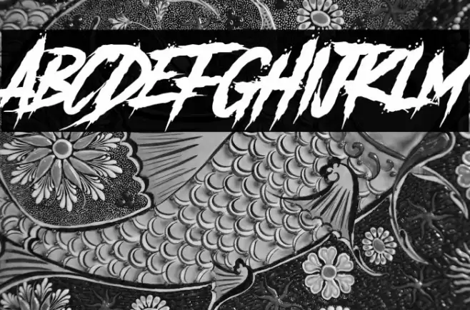 Another Danger Slanted(RUS BY L Font examples