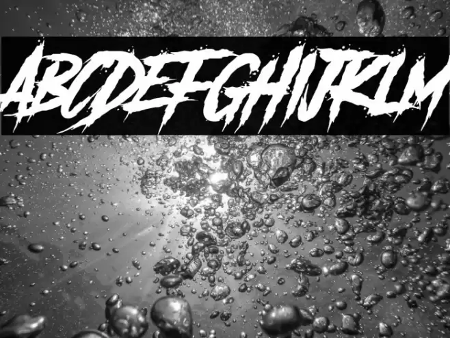 Another Danger Slanted(RUS BY L Font examples