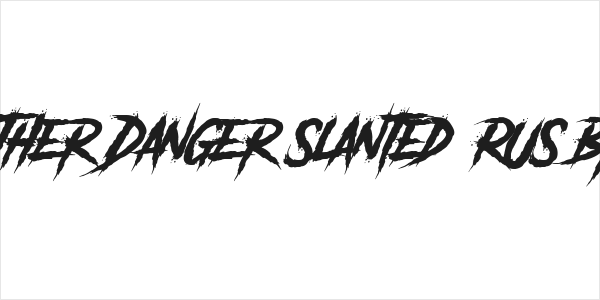 Another Danger Slanted(RUS BY L Logo