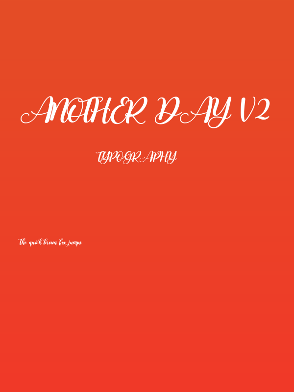 Another Day V2 Poster