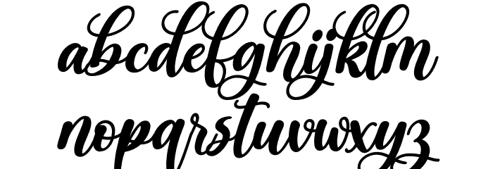 Another Day V2 Font LOWERCASE