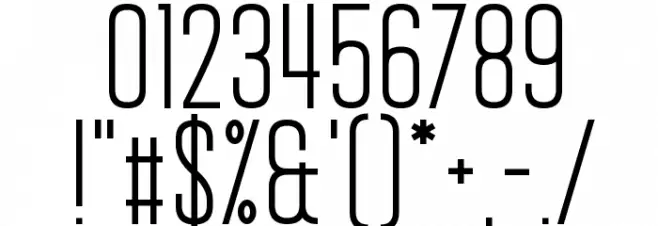 Another Flight Font OTHER CHARS