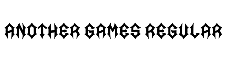 Another Games Regular  免费字体下载