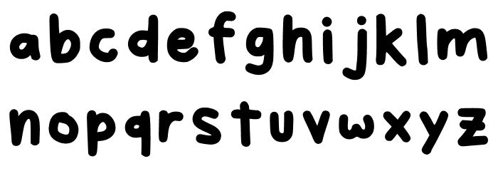 Another Handwritting Regular Font LOWERCASE