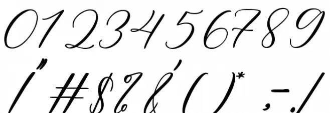 Another Love Font OTHER CHARS